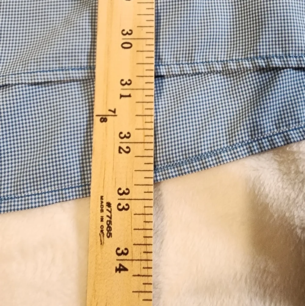 Magellan Outdoors Blue Plaid Fishing Relaxed Fit Shirt With Vents, Size XXL - Picture 7 of 9